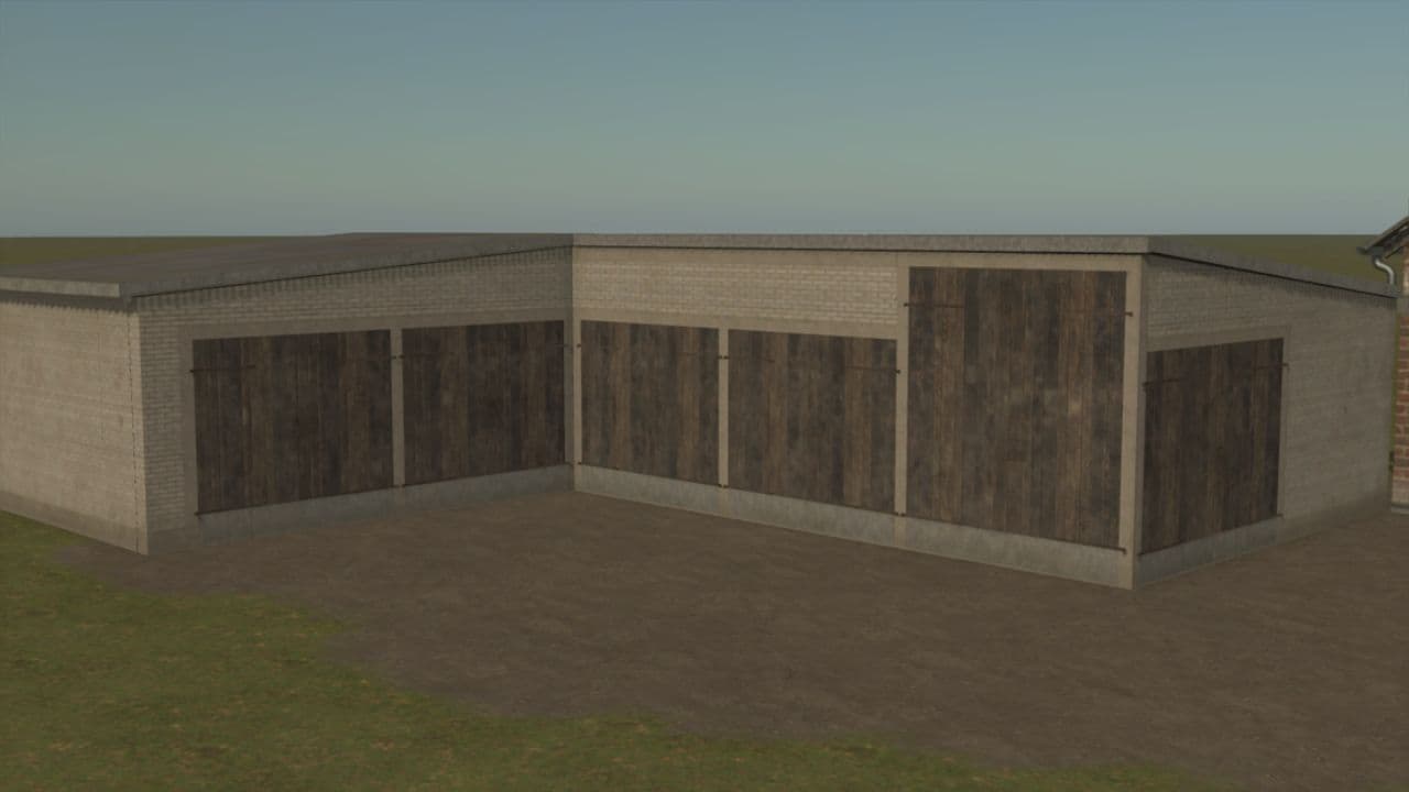 Small brick garage