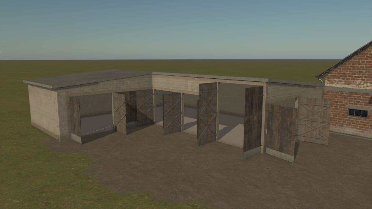 Small brick garage 3