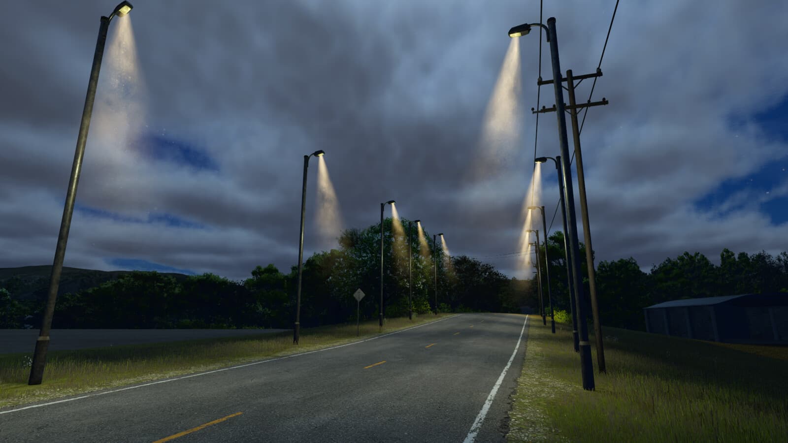 Streetlights With Fog 2