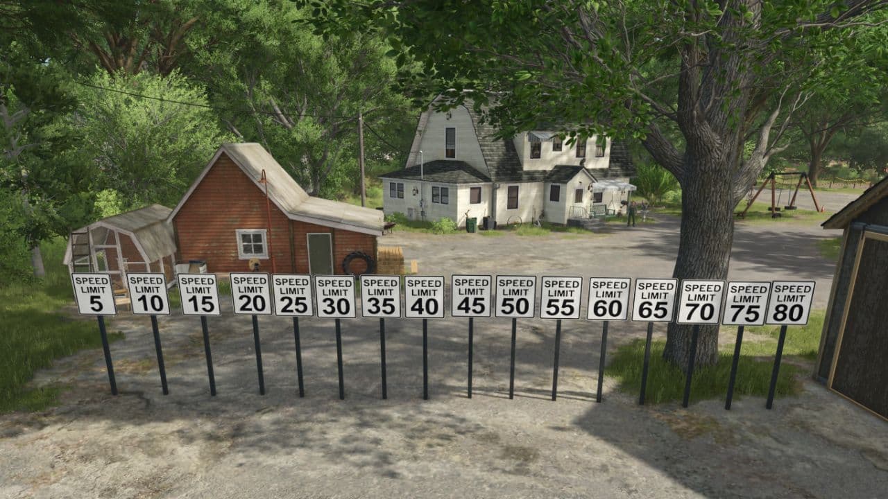 US Speed Limit Sign 2