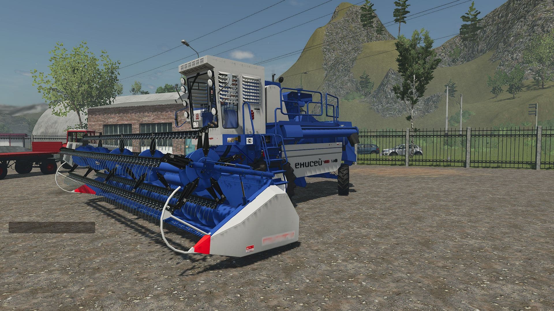 Yenisei 1200 with headers