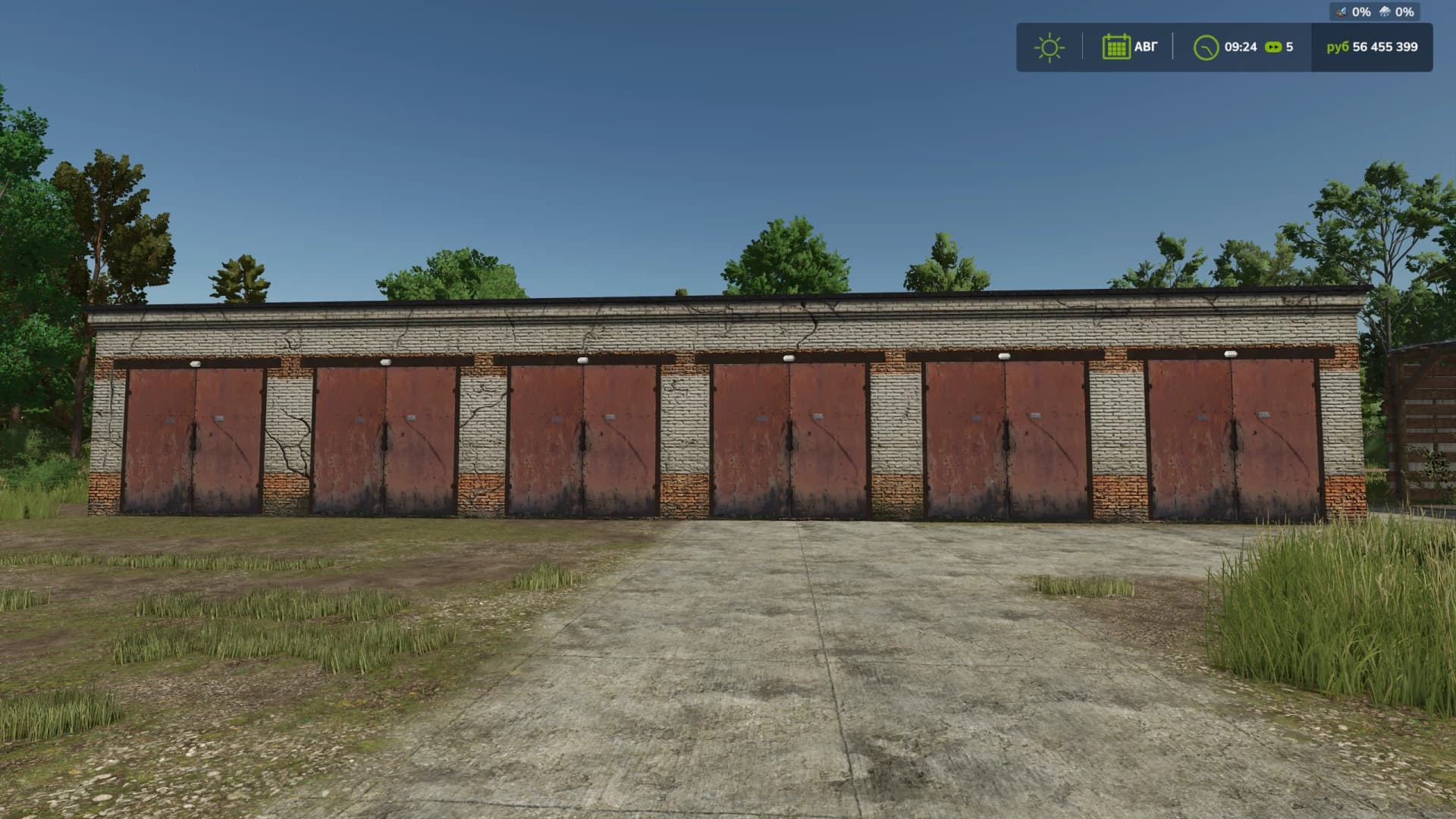 Brick Old Garage