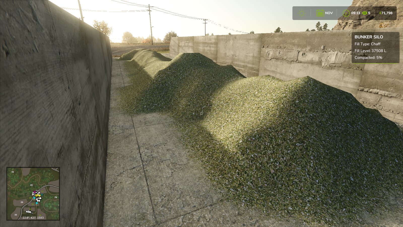 Bunker Silo HUD 4