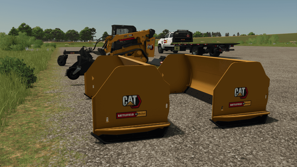Cat Skid Steer PLow 4