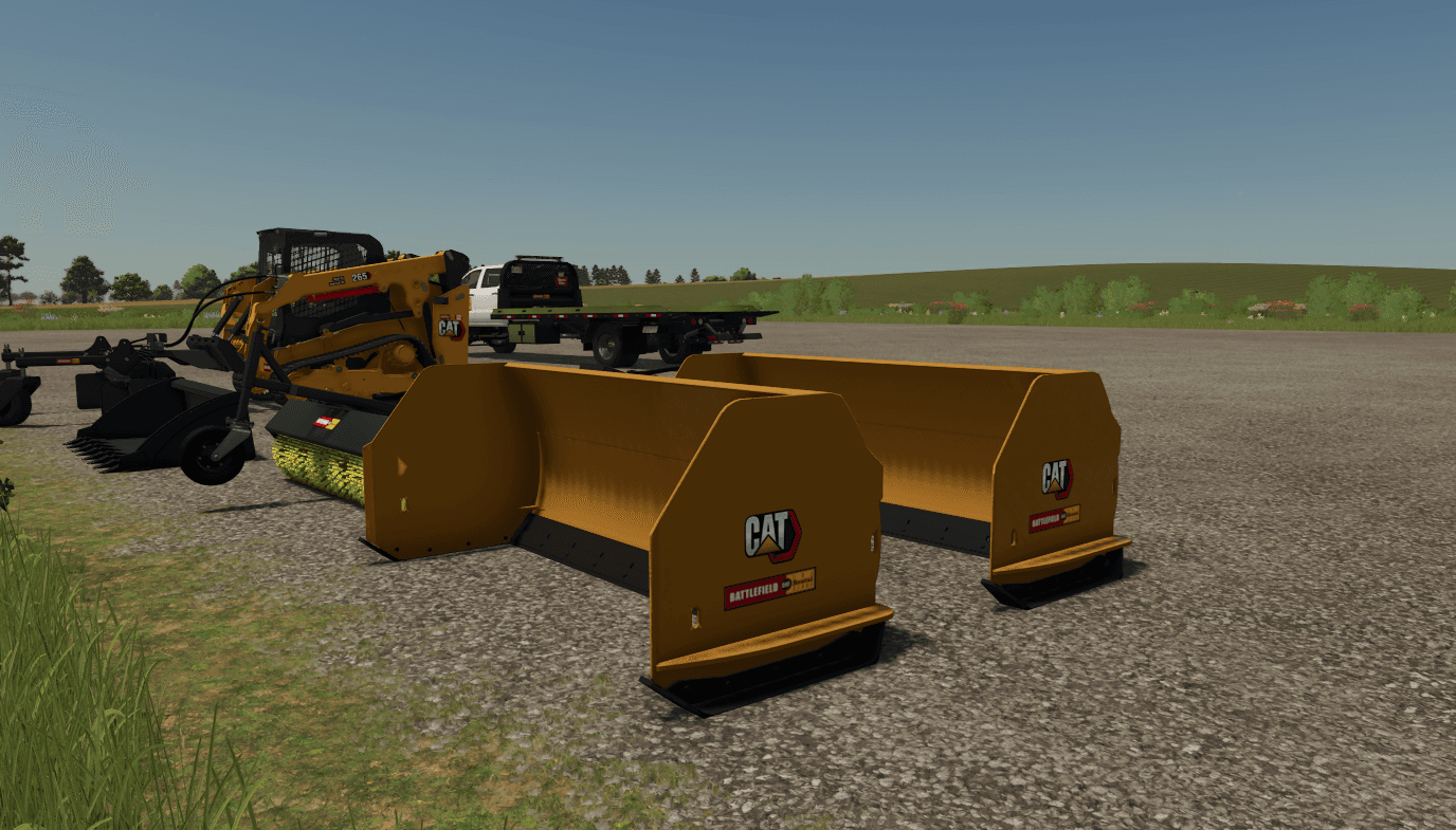 Cat Skid Steer PLow 3