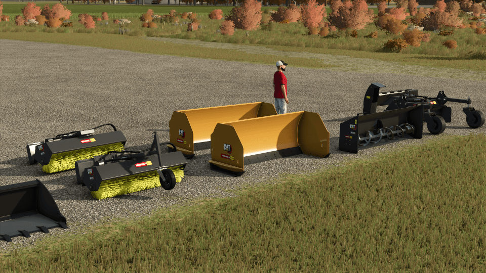 Cat Skid Steer PLow 2