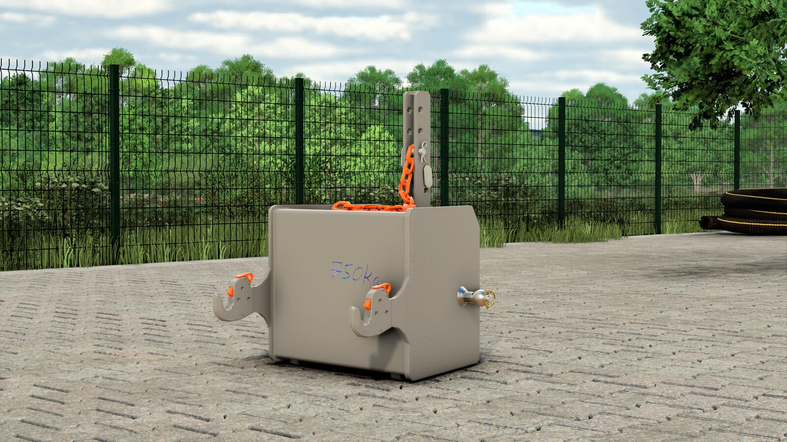 Concrete 750kg Weight