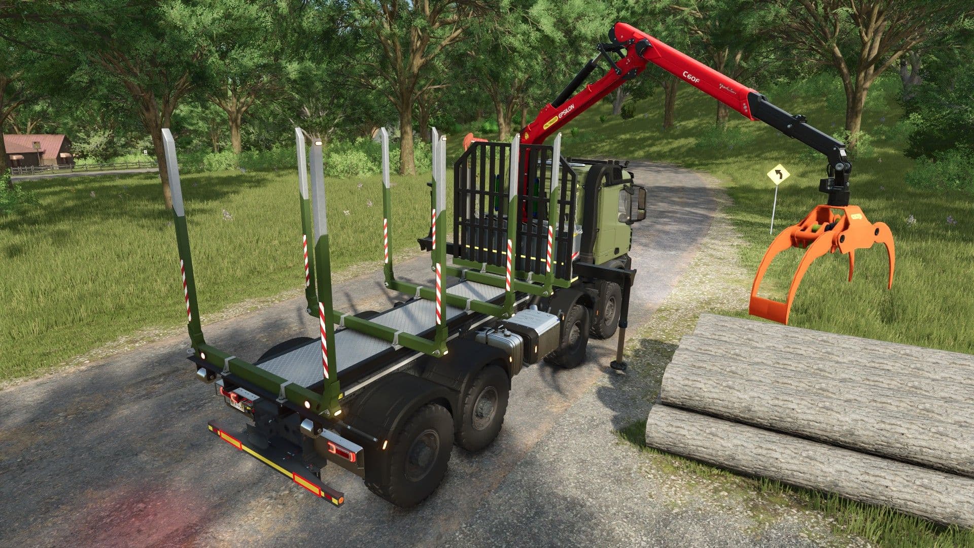 HKL Forestry platform with cran 3