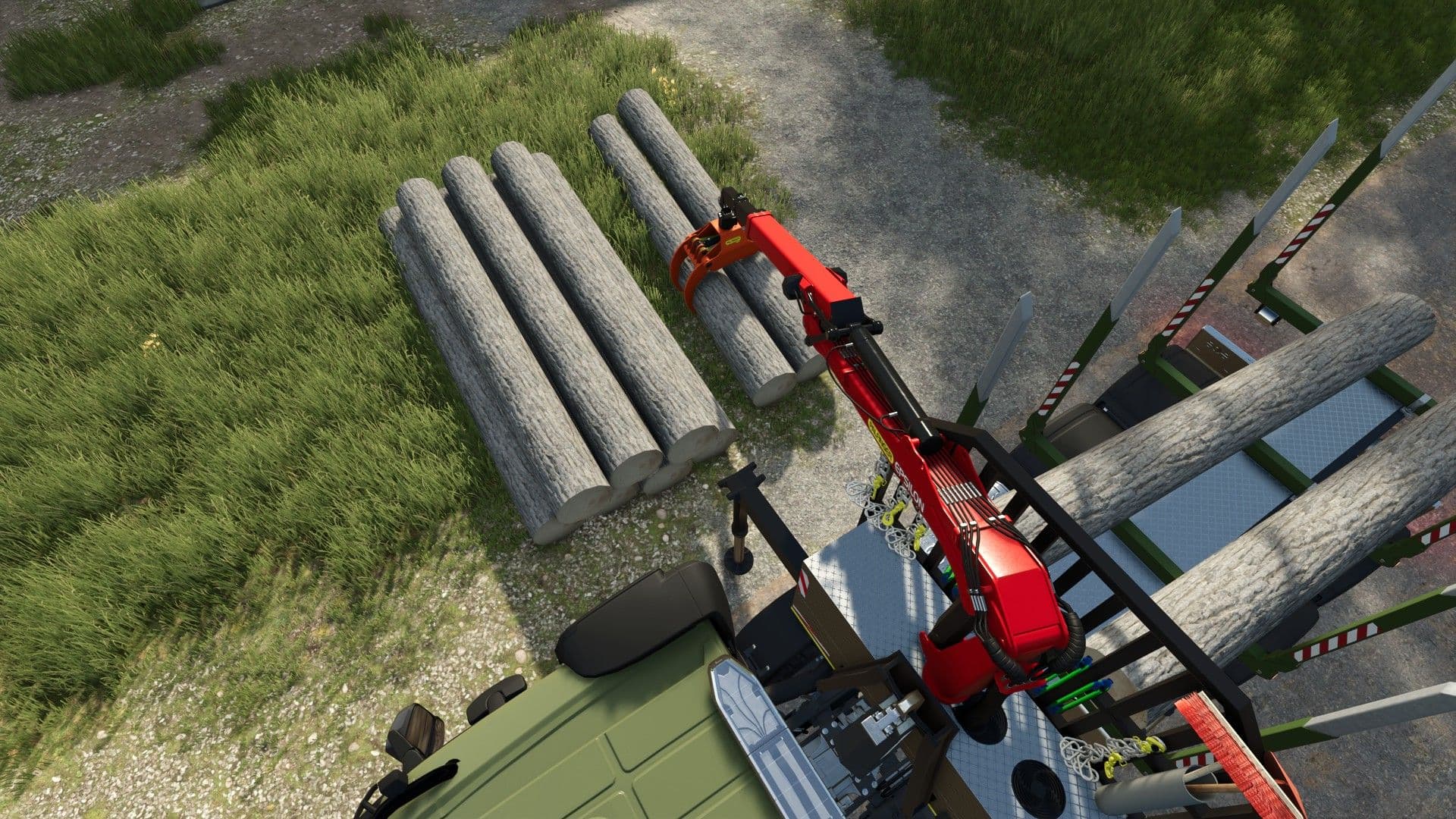 HKL Forestry platform with cran 2