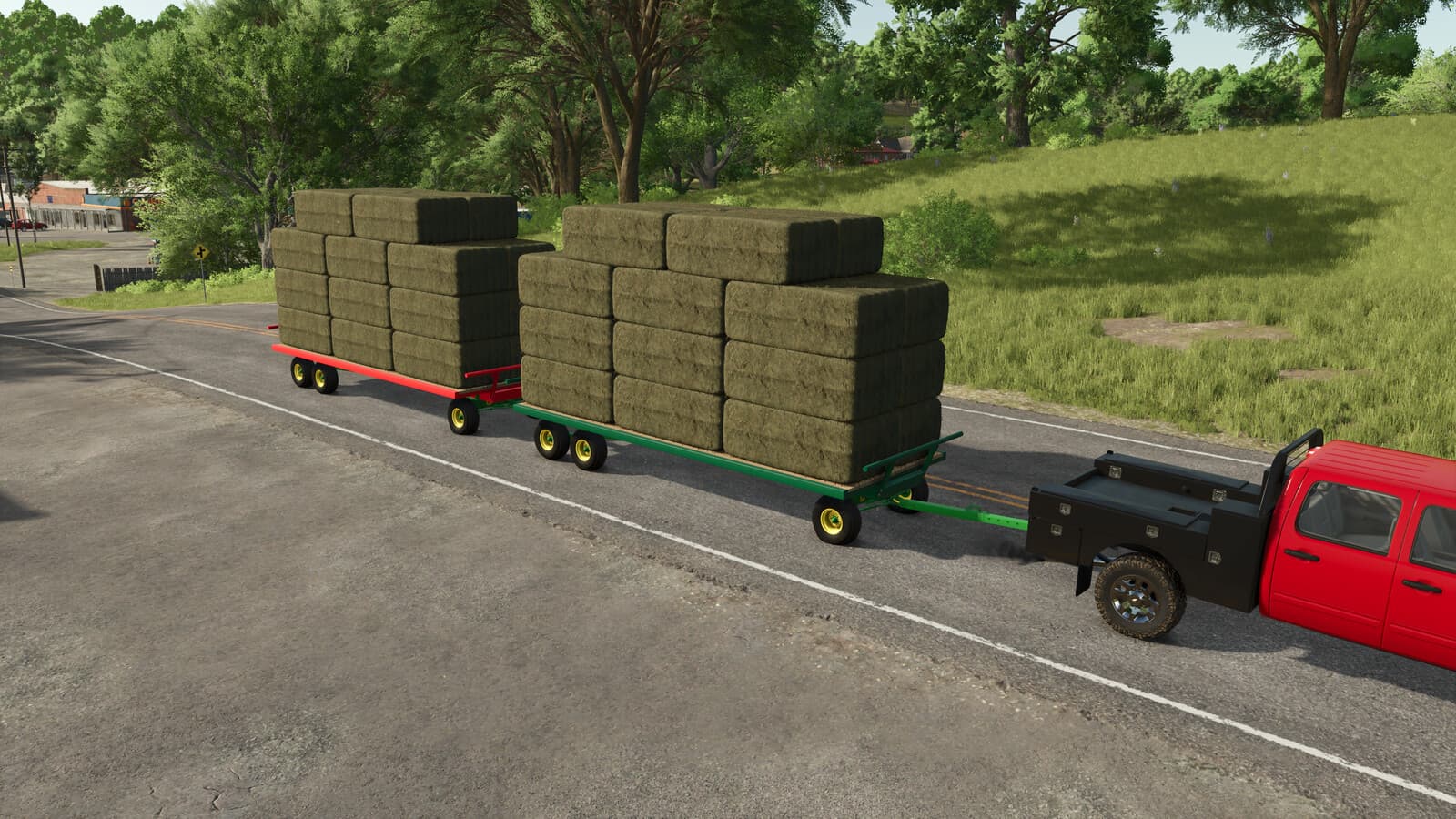 John Deere 1275 Bale Wagons 3