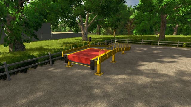 Loading Ramp With Dock Leveler