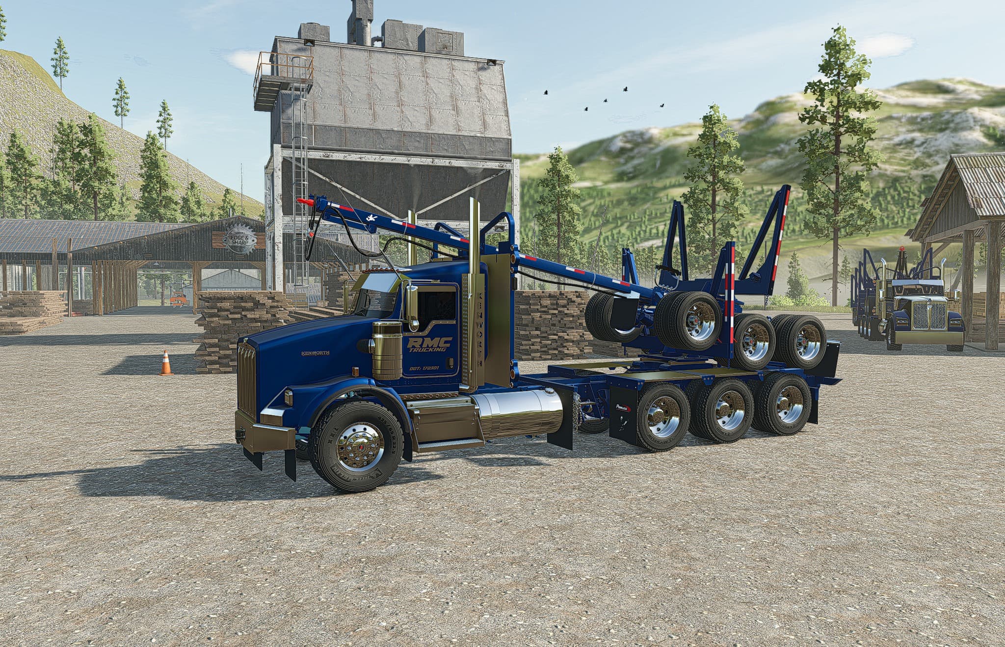 Log Pole Trailer Pack 4