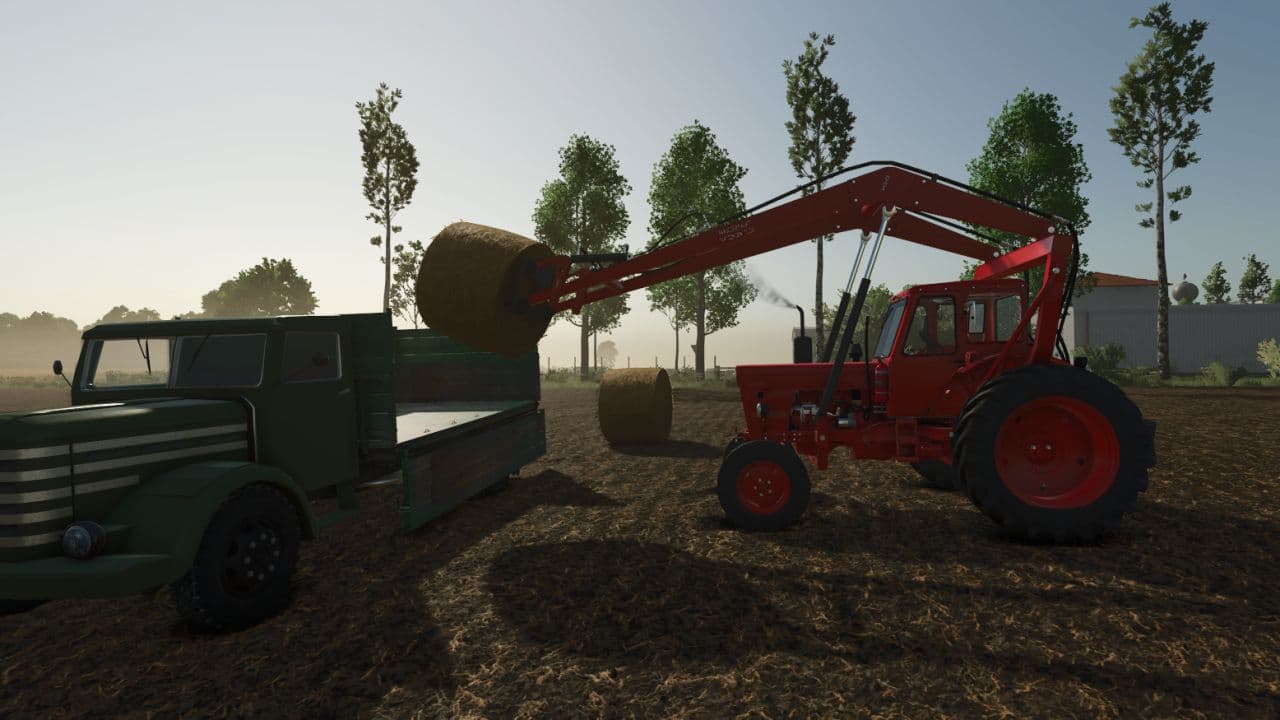 MTZ 50 with stork loader 3