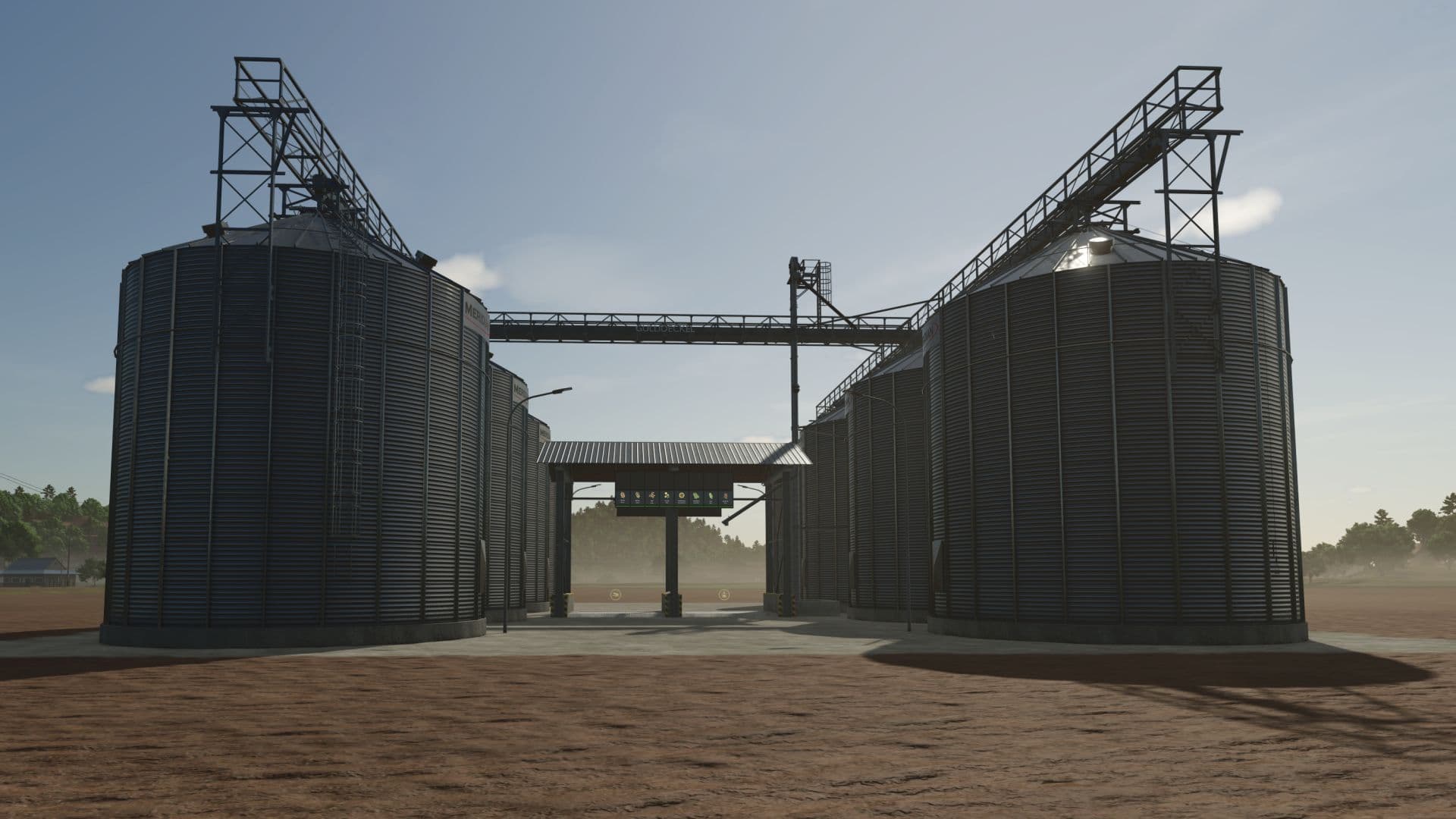 Modern grain silo