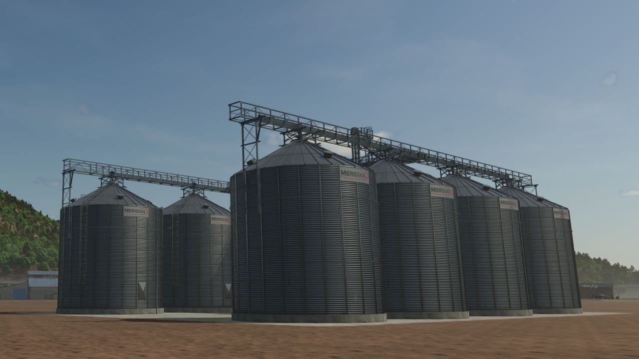 Modern grain silo 2