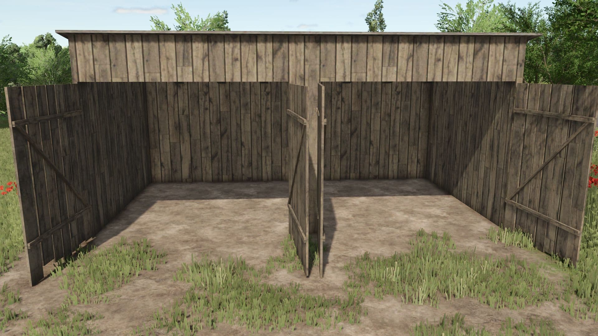 Old wooden garage 3
