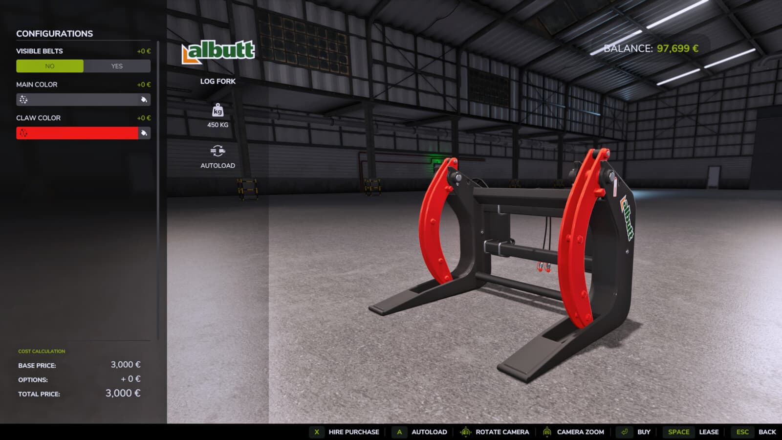Pallet Fork With Tension Belts 4