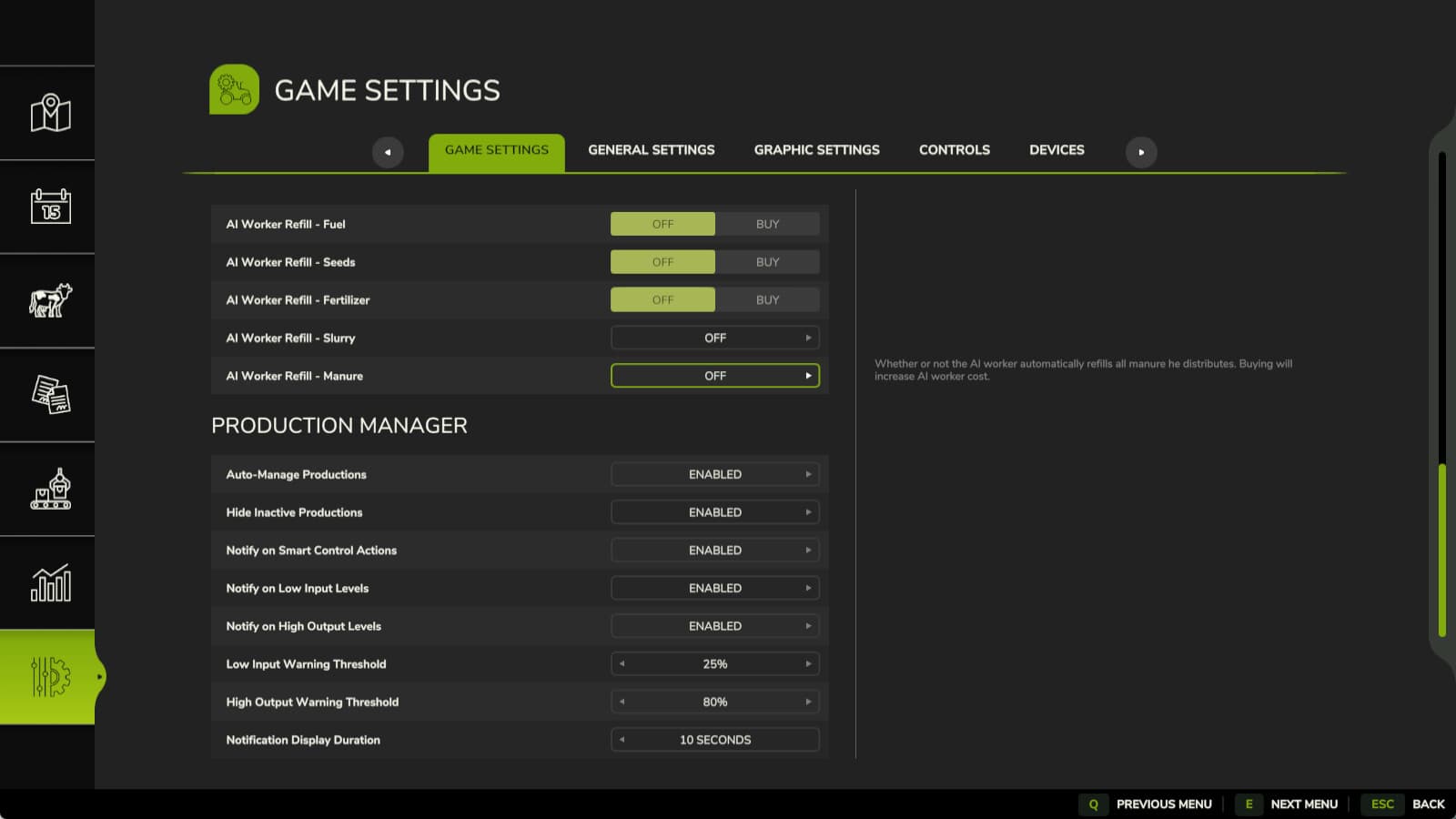 Productions Manager 2
