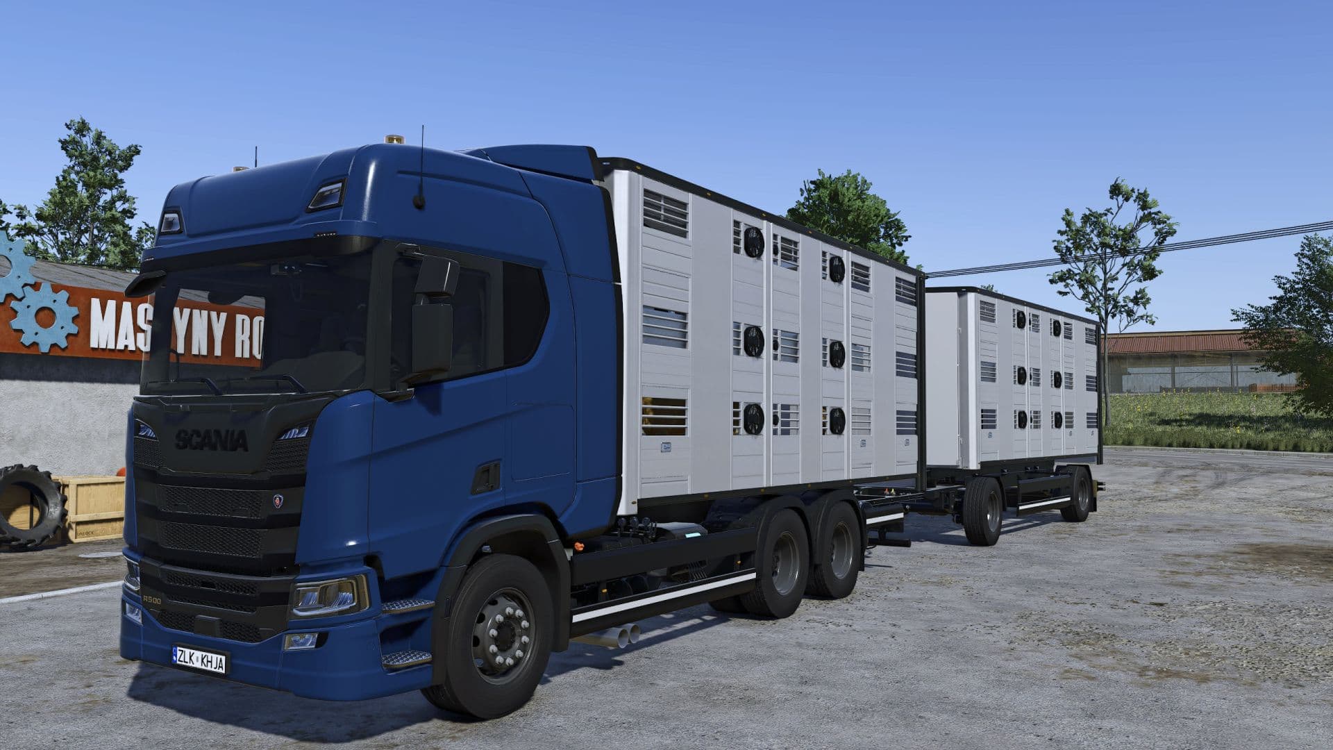 Scania R animal transport