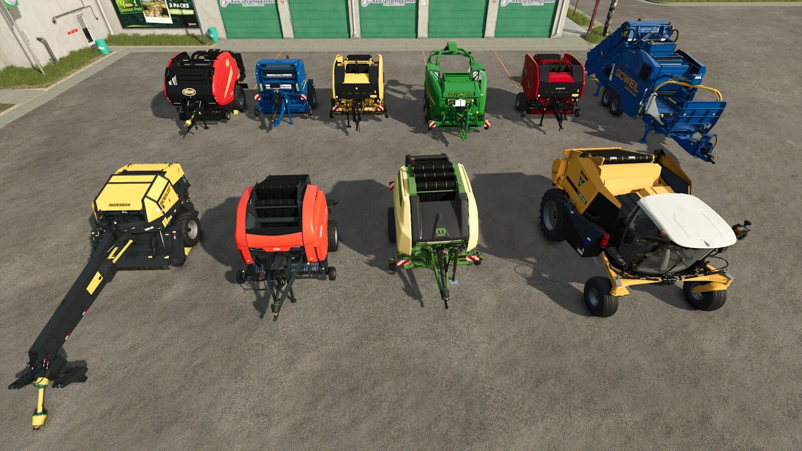 Selectable Bale Capacity Pack 6