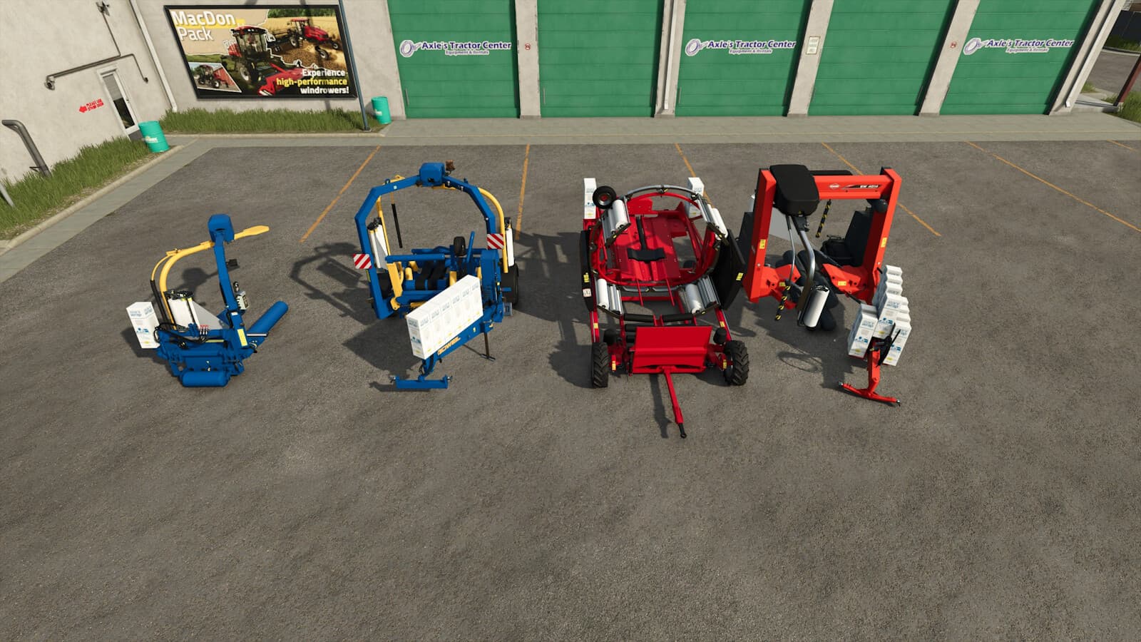 Selectable Bale Capacity Pack 4