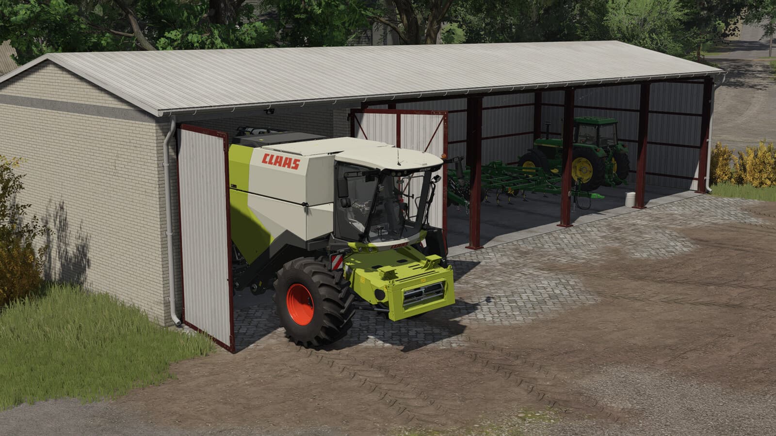 Shed With Garage 2