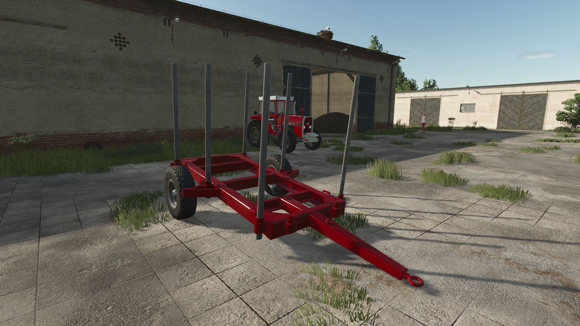 Small log transport trailer 3