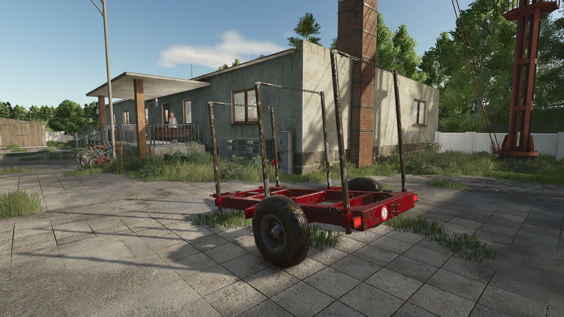 Small log transport trailer 2