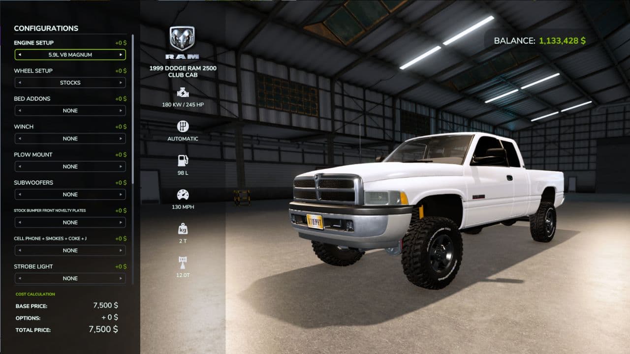 1999 Dodge Ram 2500 Club Cab 2