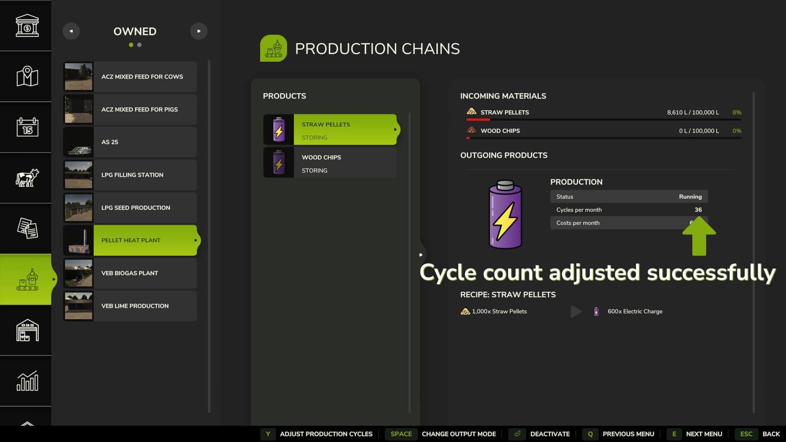 Adjust Production Points 5