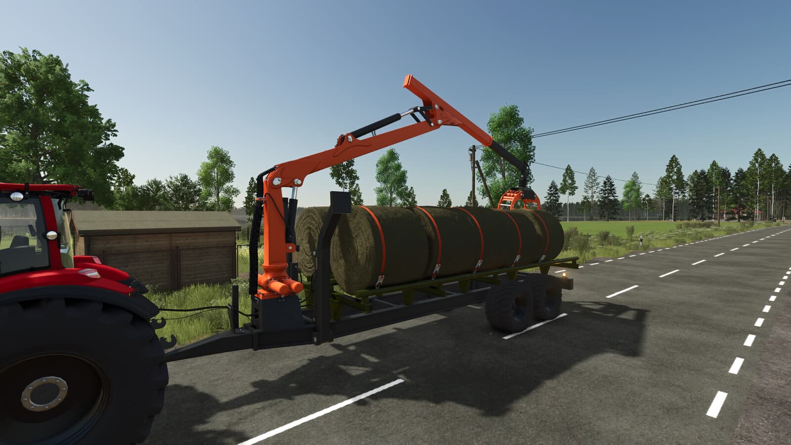 Bale Crane Trailer 2