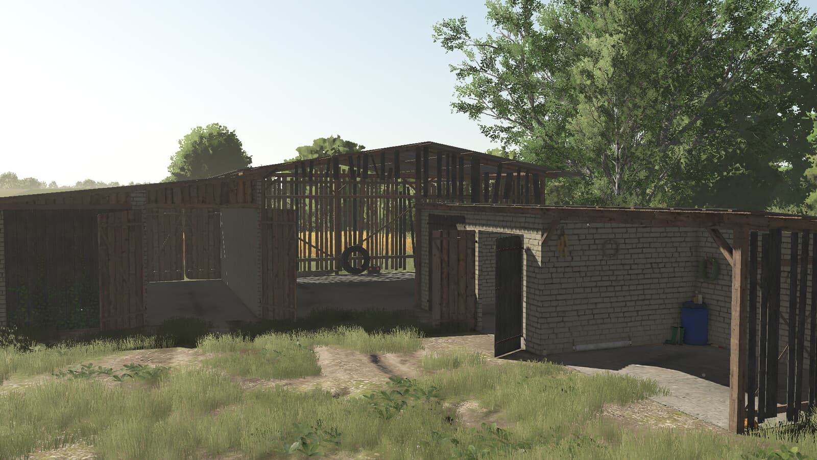 Barn with shed 4
