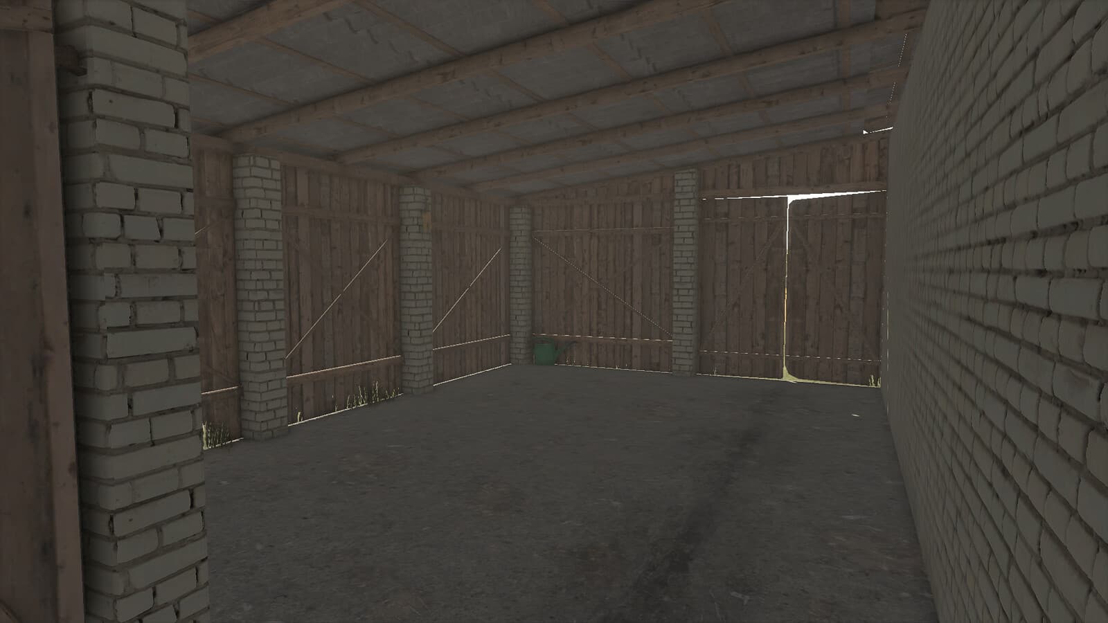 Barn with shed 3