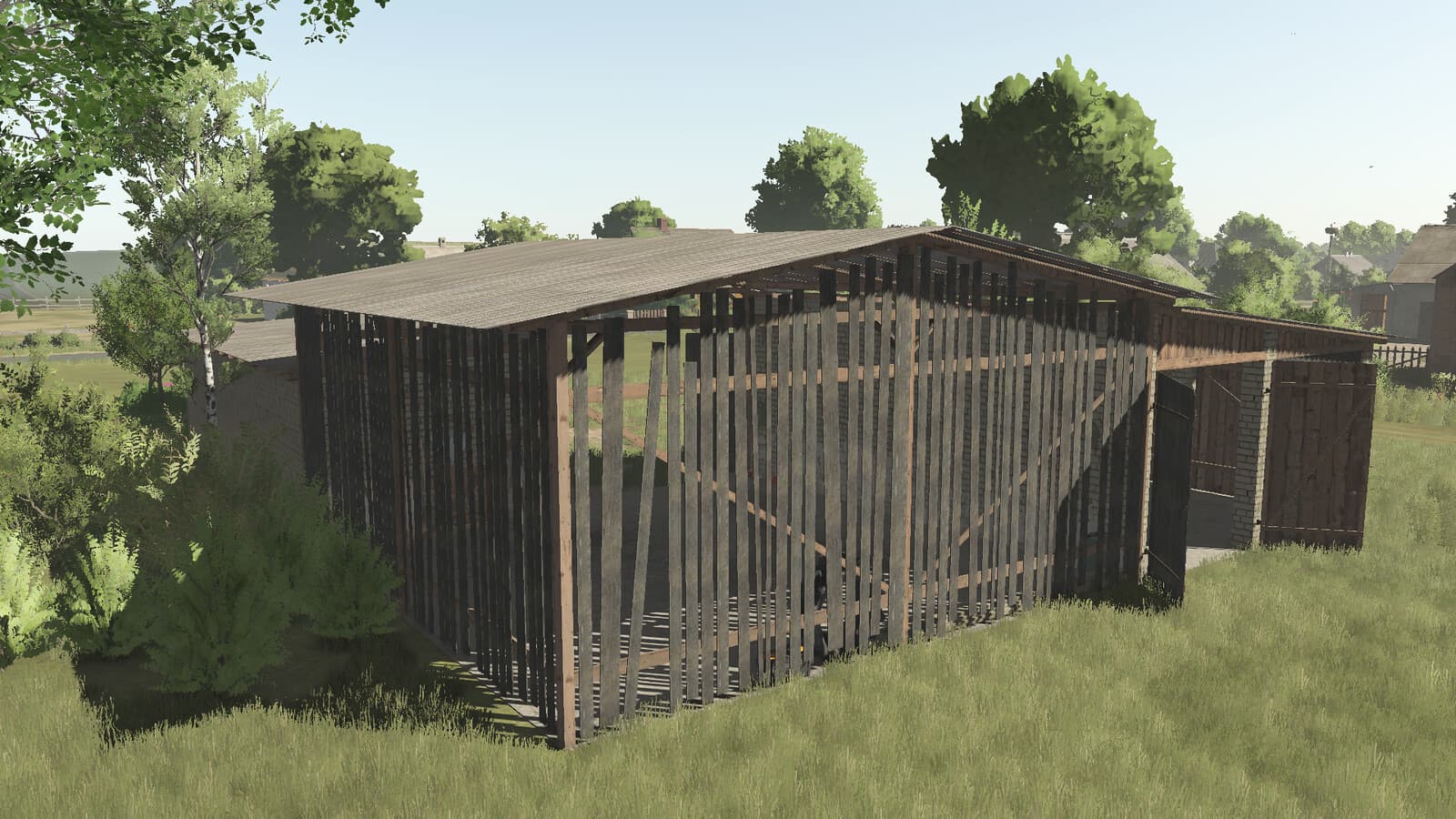 Barn with shed 2