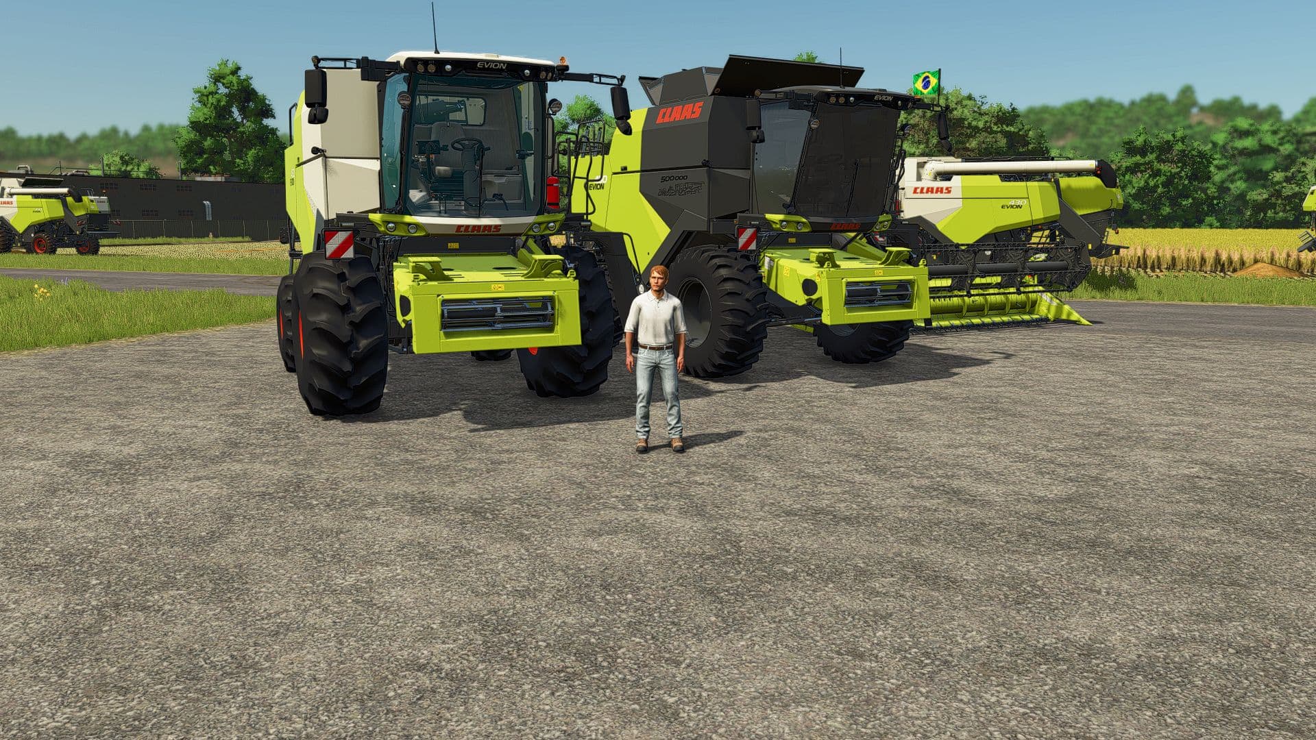 Claas Evion 410-450 (Rice)