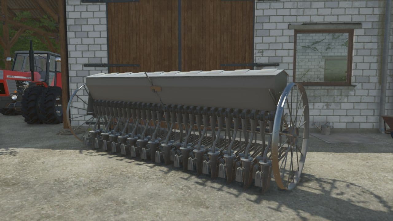 Horse-drawn seeder 4