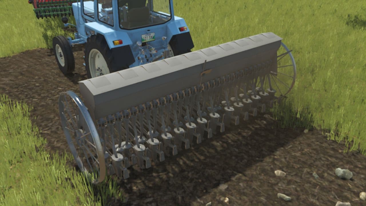 Horse-drawn seeder 3