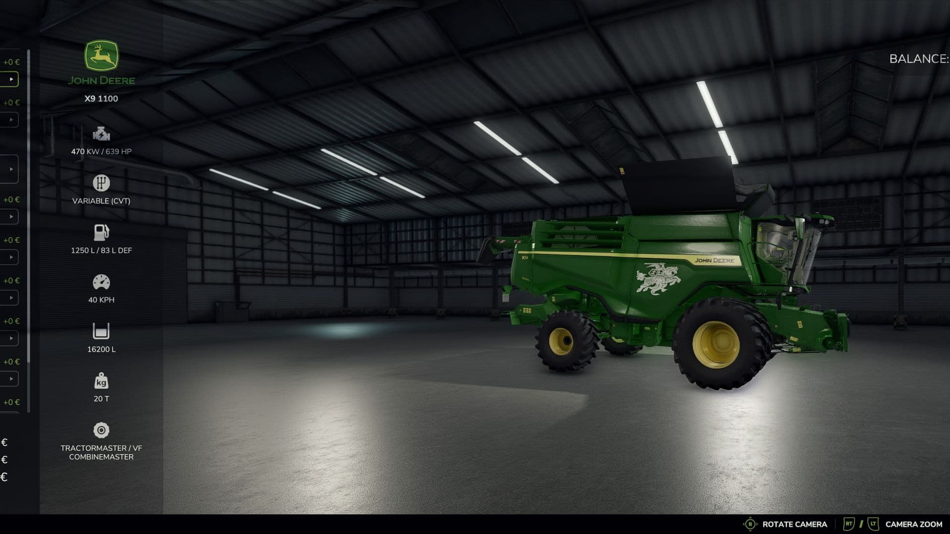 John Deere X9 1100 4