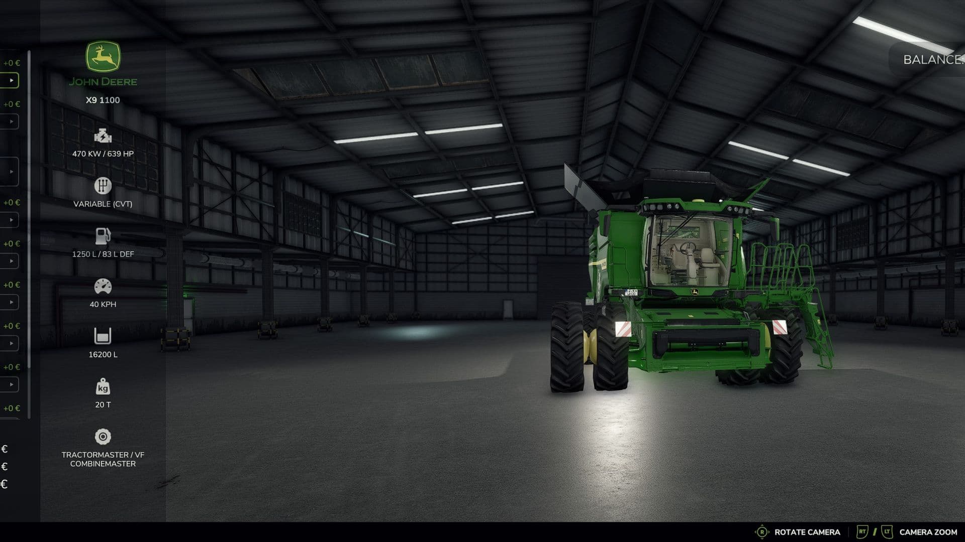 John Deere X9 1100 2