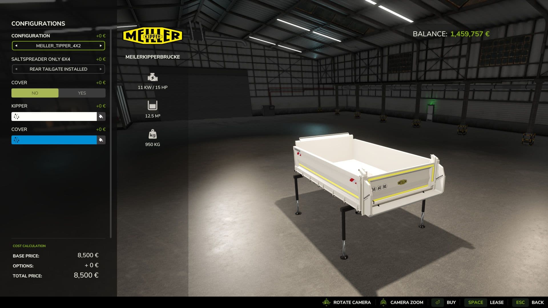 Meiller Tipper Swap Body 3