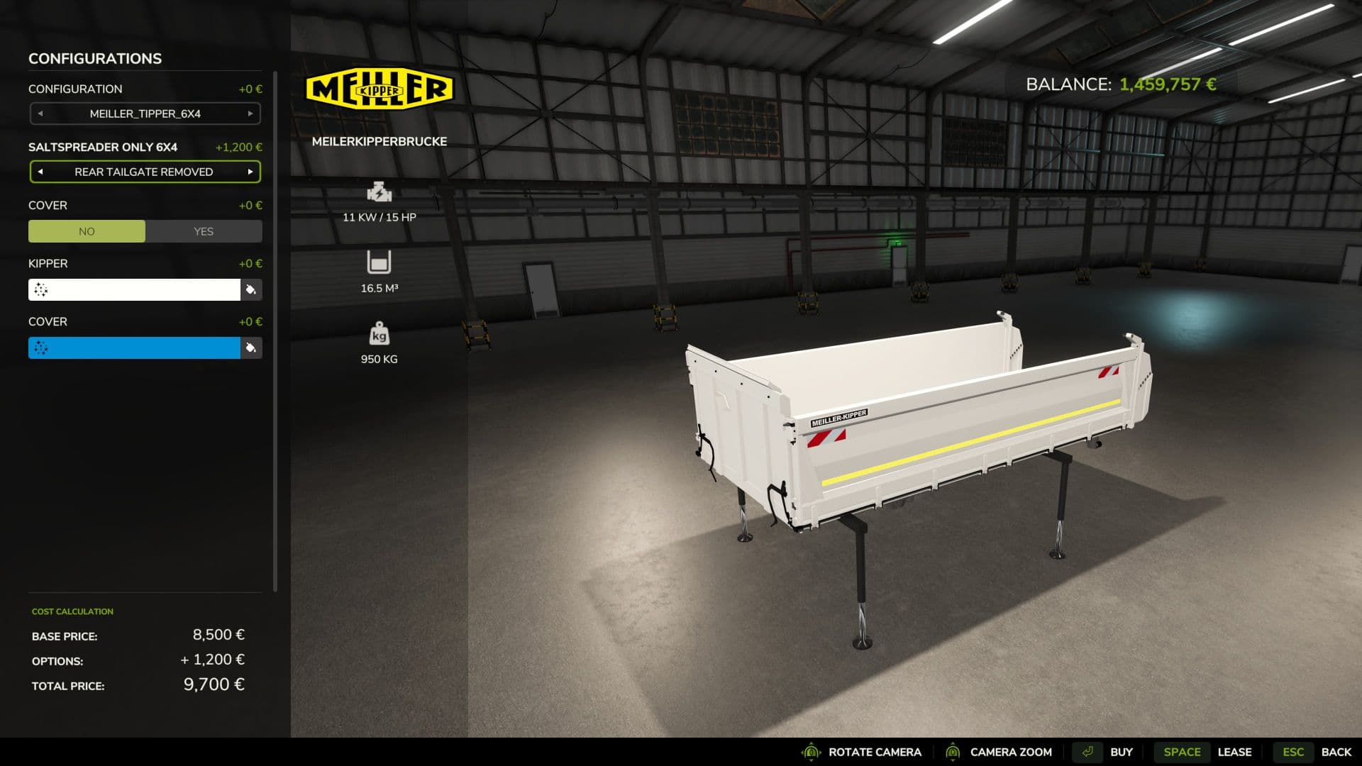 Meiller Tipper Swap Body 2