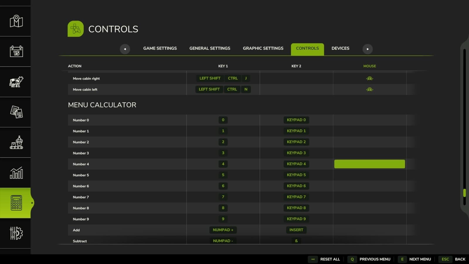Menu Calculator 2