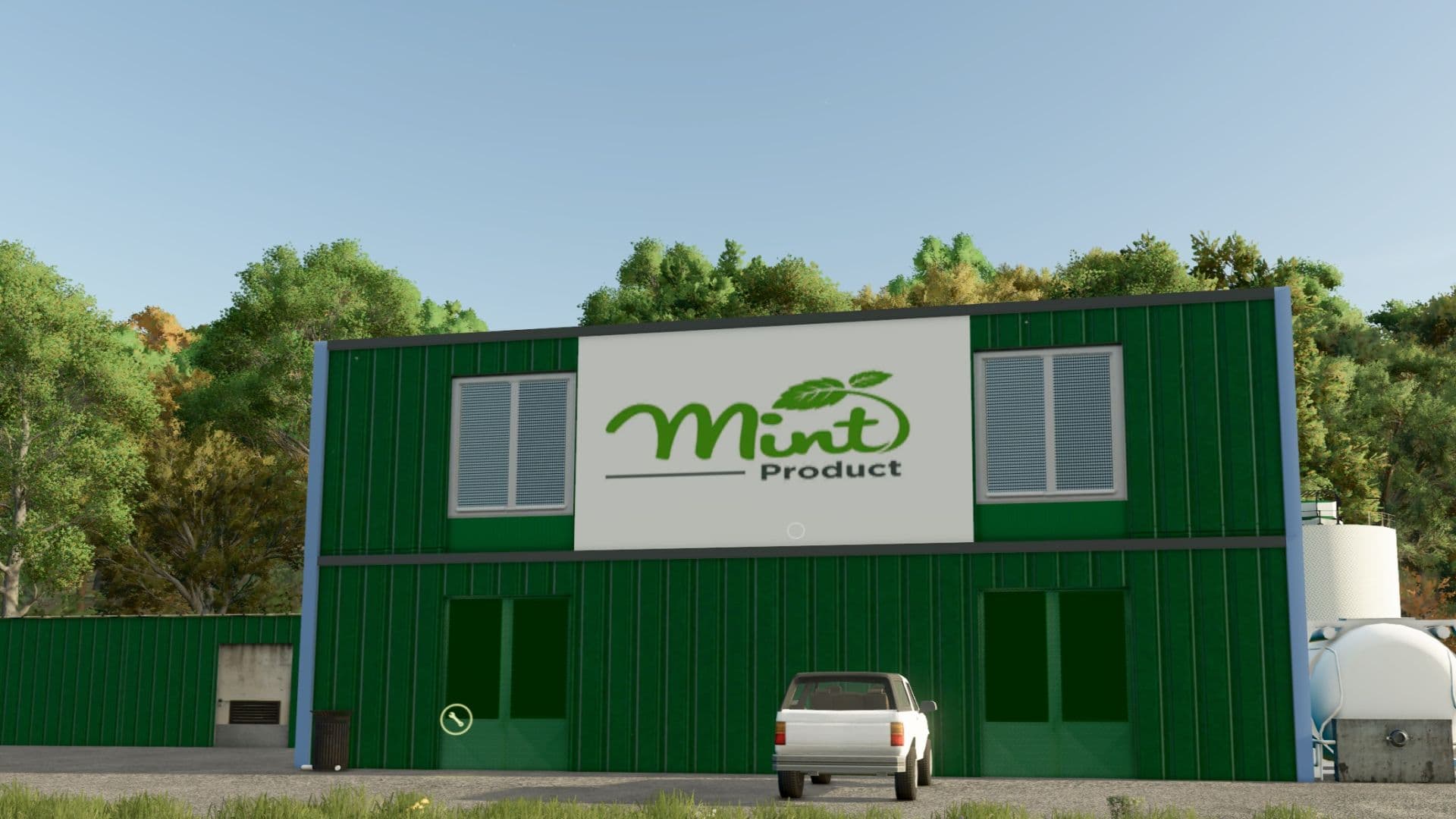 Mint juice production