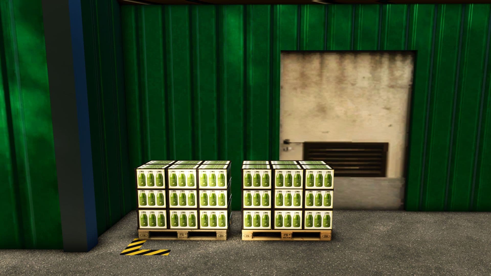 Mint juice production 2