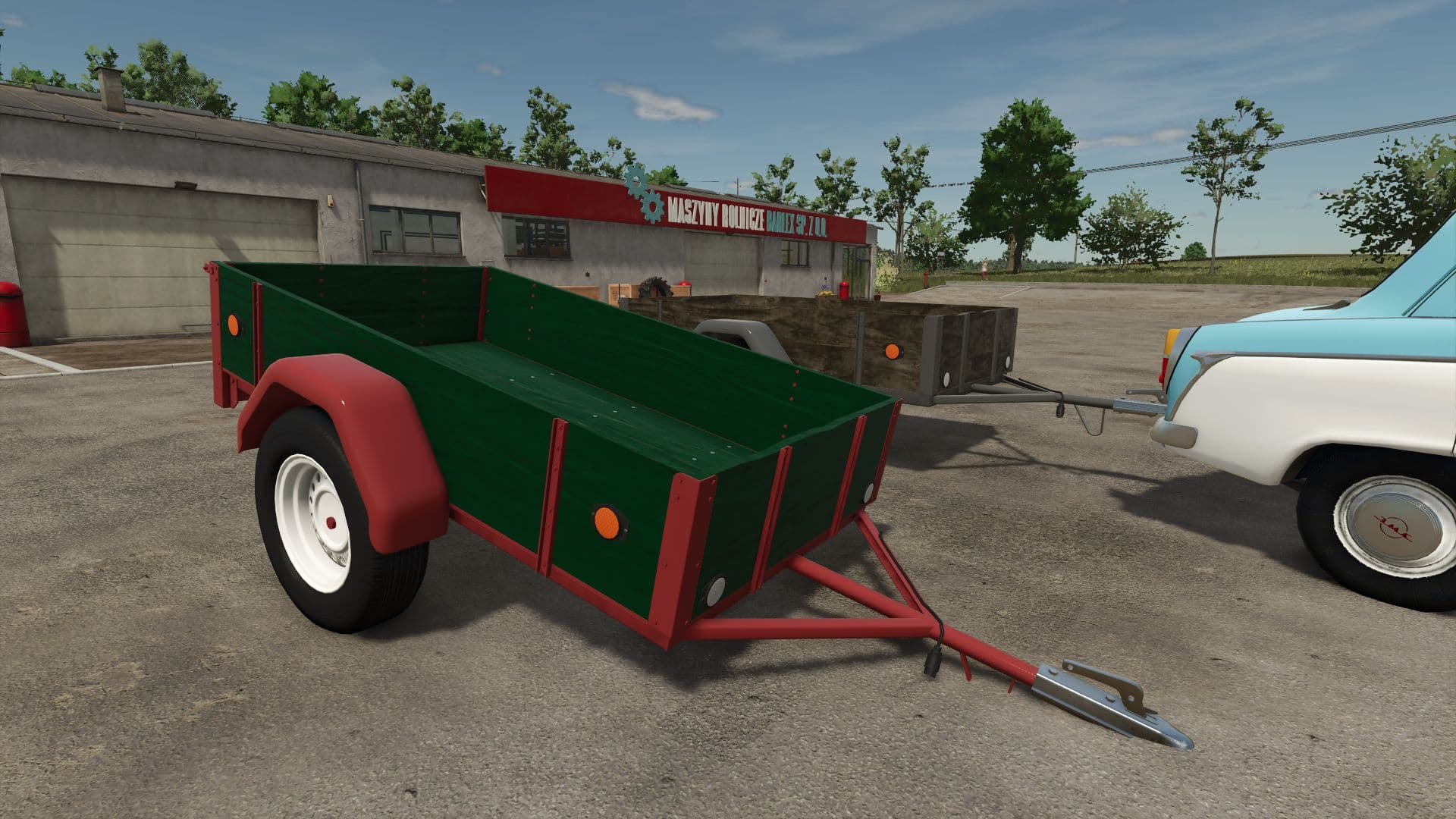 Old Car Trailer
