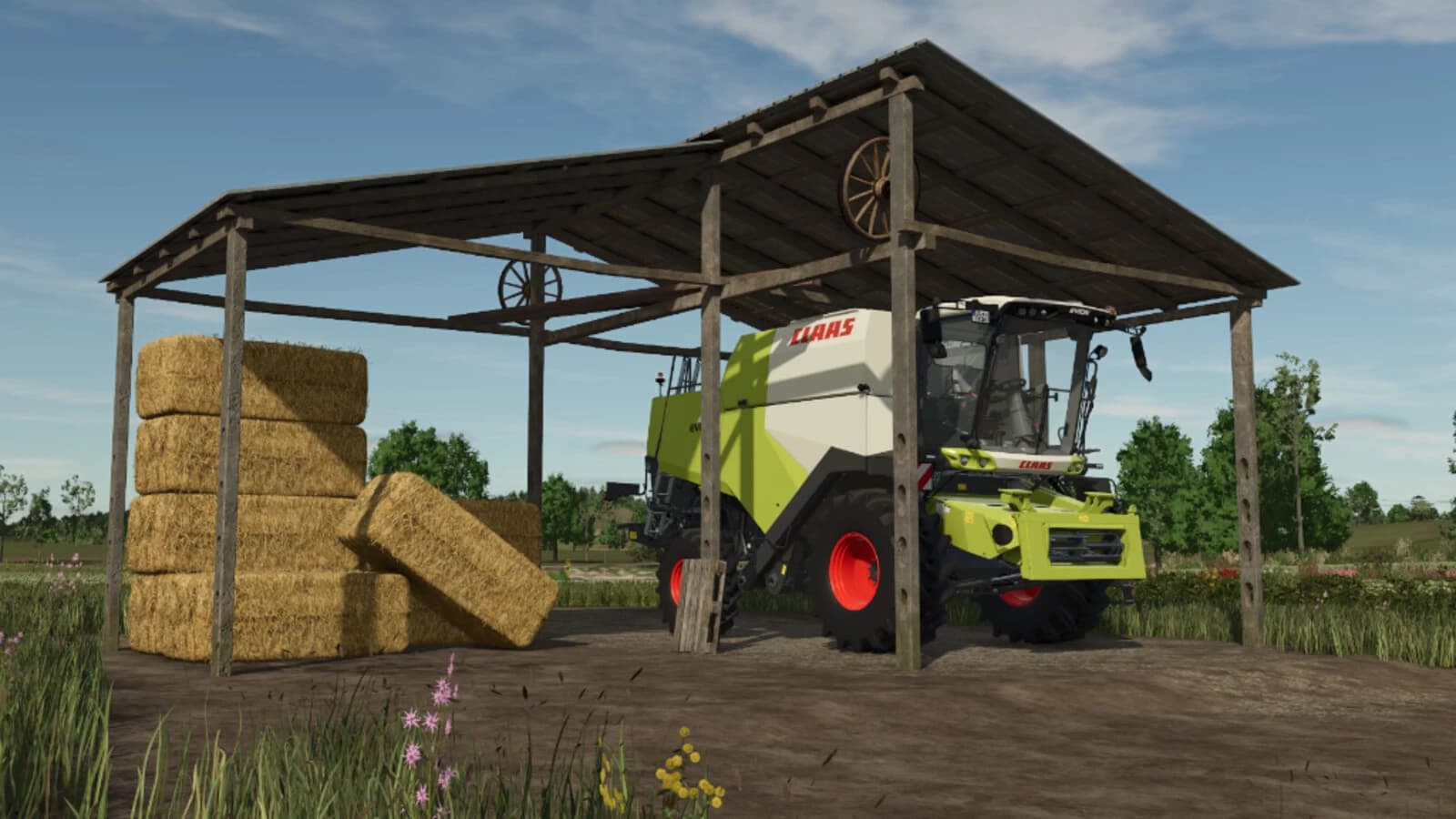 Old Farm Building Set 4