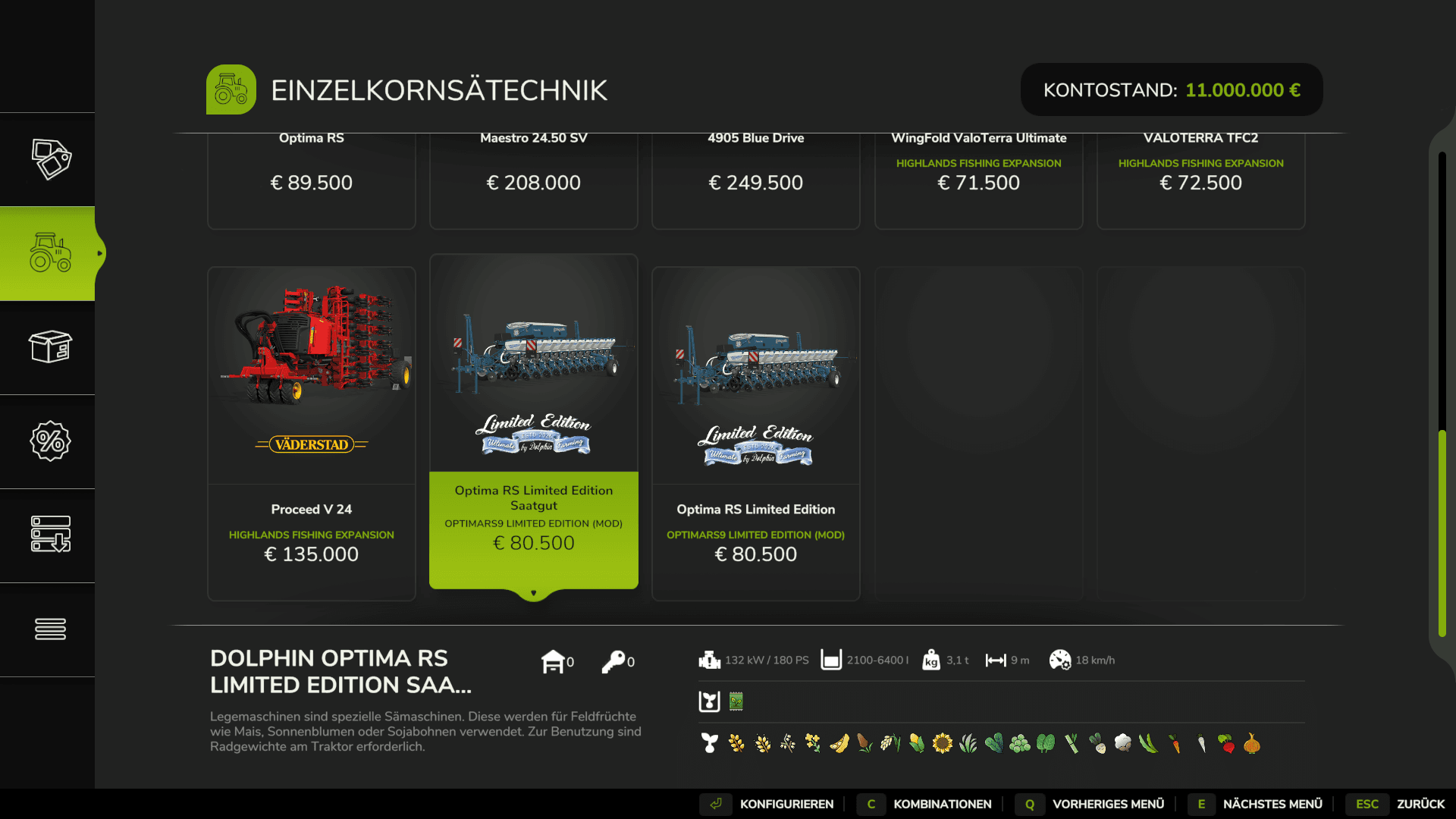 Optima RS Limited Edition 7