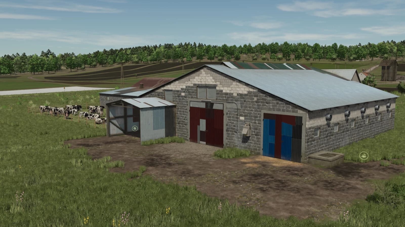 Pack Of Large Cowsheds 3
