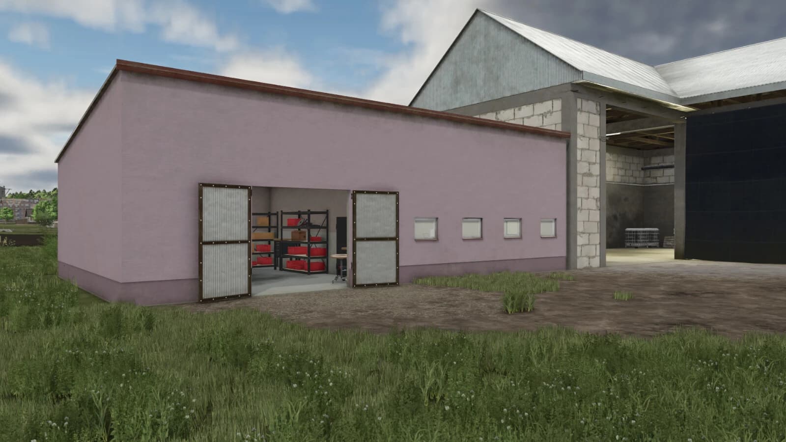 Pack Of Large Cowsheds 2