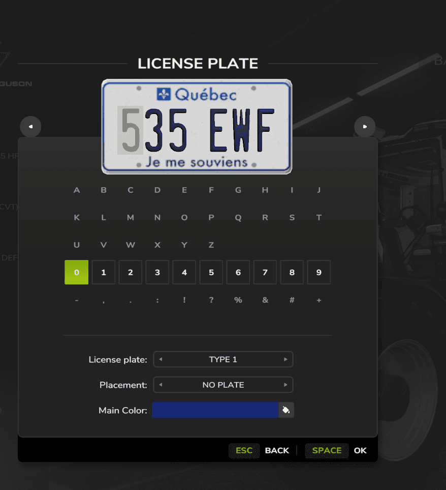 Quebec License Plate 2